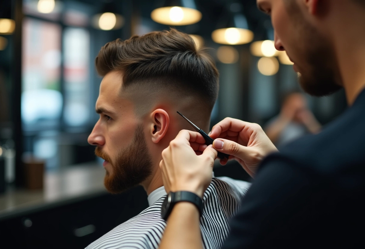 homme  coiffure